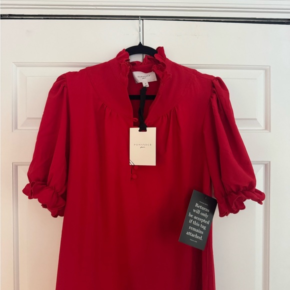 Red Selena Maxi Dress Pomander Place Tuckernuck - Picture 4 of 6